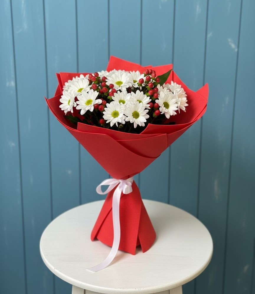 Букет цветов из: Хризантемы в Электроизолятор