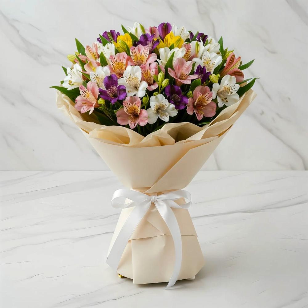 Букет цветов из: Альстромерии в Электроизолятор