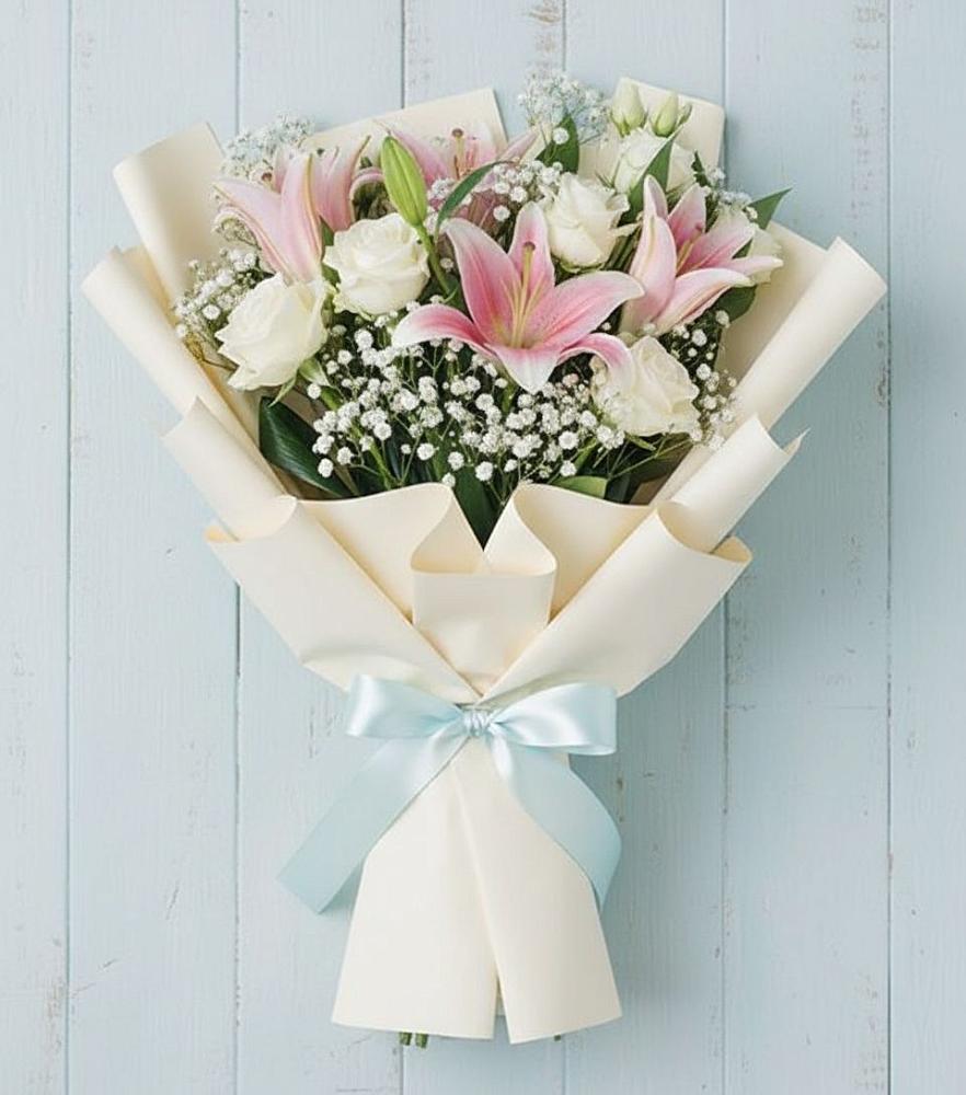 Букет цветов из: Лилии в Электроизолятор