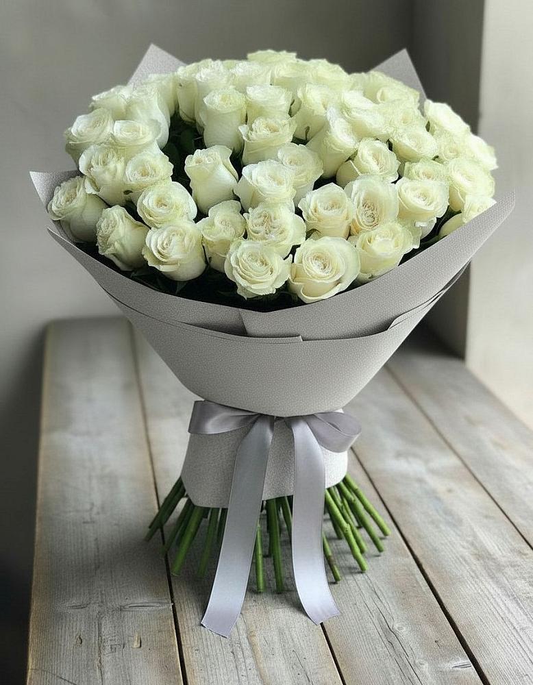 Букет 35 Белых роз в Электроизолятор