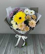 Букет цветов из:  Розы, Герберы и Хризантемы в Электроизолятор