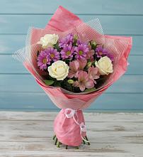 Букет цветов из:  Герберы в Электроизолятор