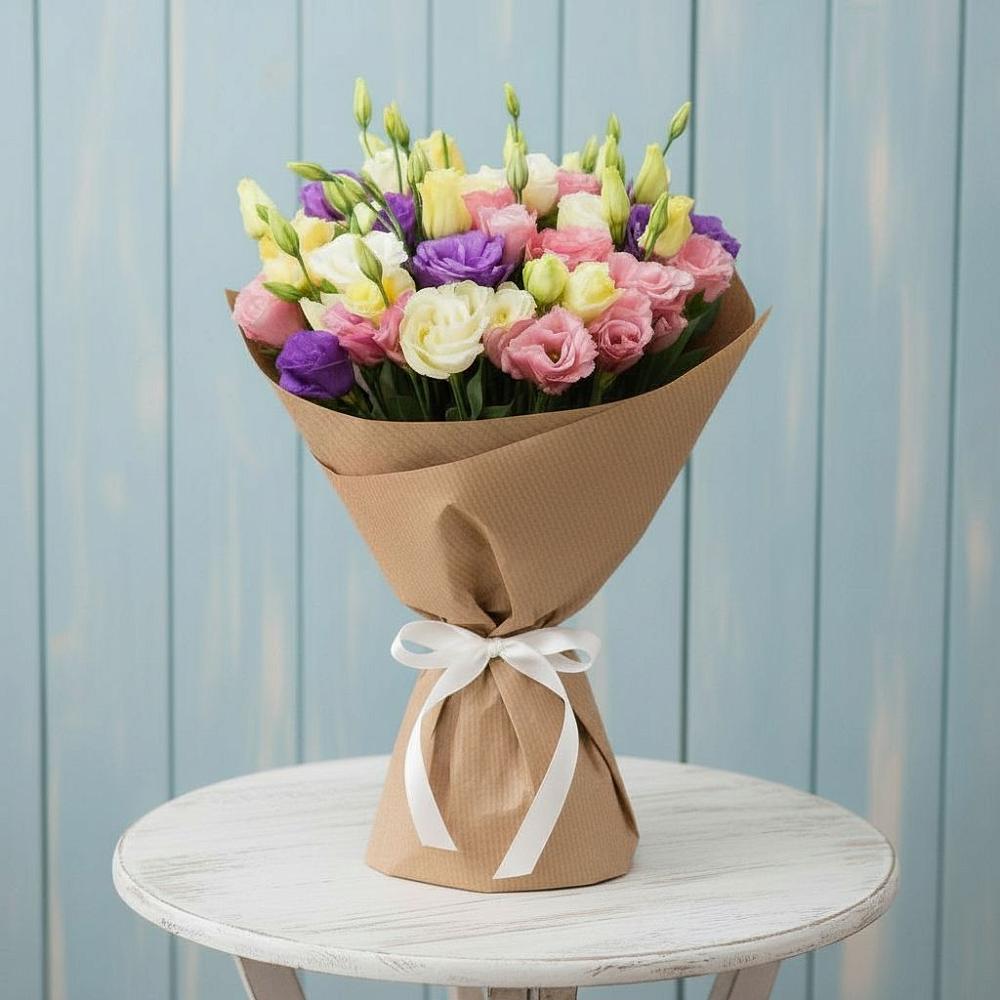 Букет цветов из: Лизиантусы в Электроизолятор