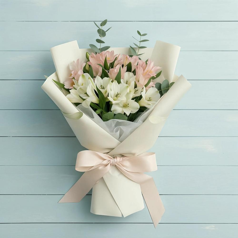 Букет цветов из: Альстромерии в Электроизолятор