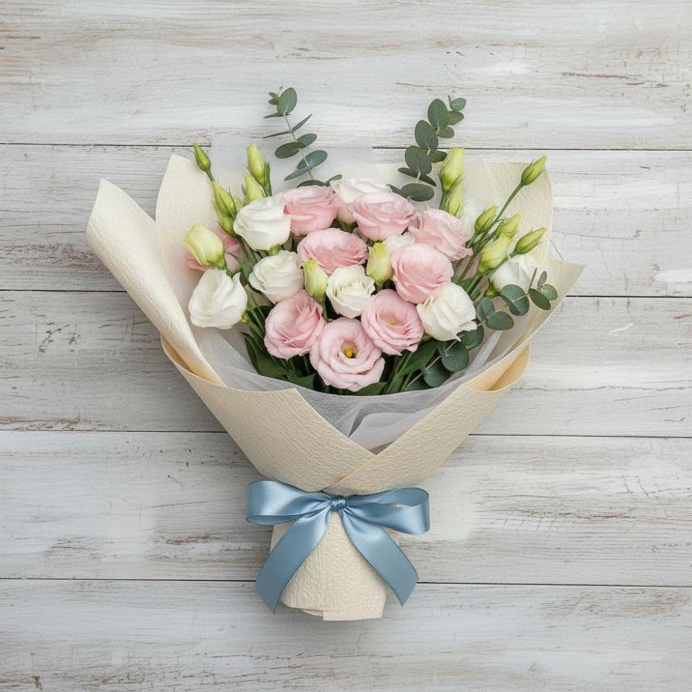 Букет цветов из: Лизиантусы в Электроизолятор